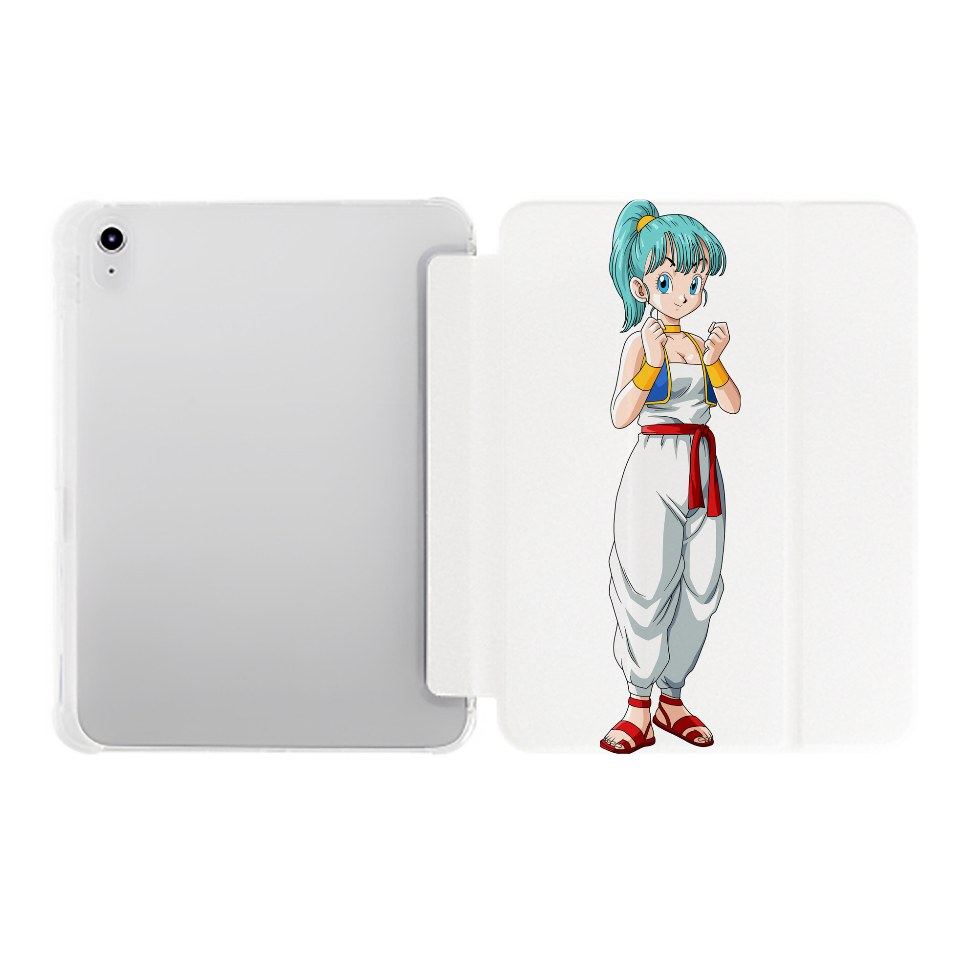 （画像用） ドラゴンボール DRAGON BALL IPad ケース ペン収納付き 三つ折りスタンド PUレザー×シリコン 対応機種9.5/10.5/10.9インチ